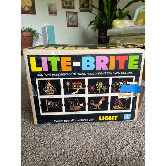 LITE-BRITE Vintage Hasbro 1978 - Picture 6 of 10